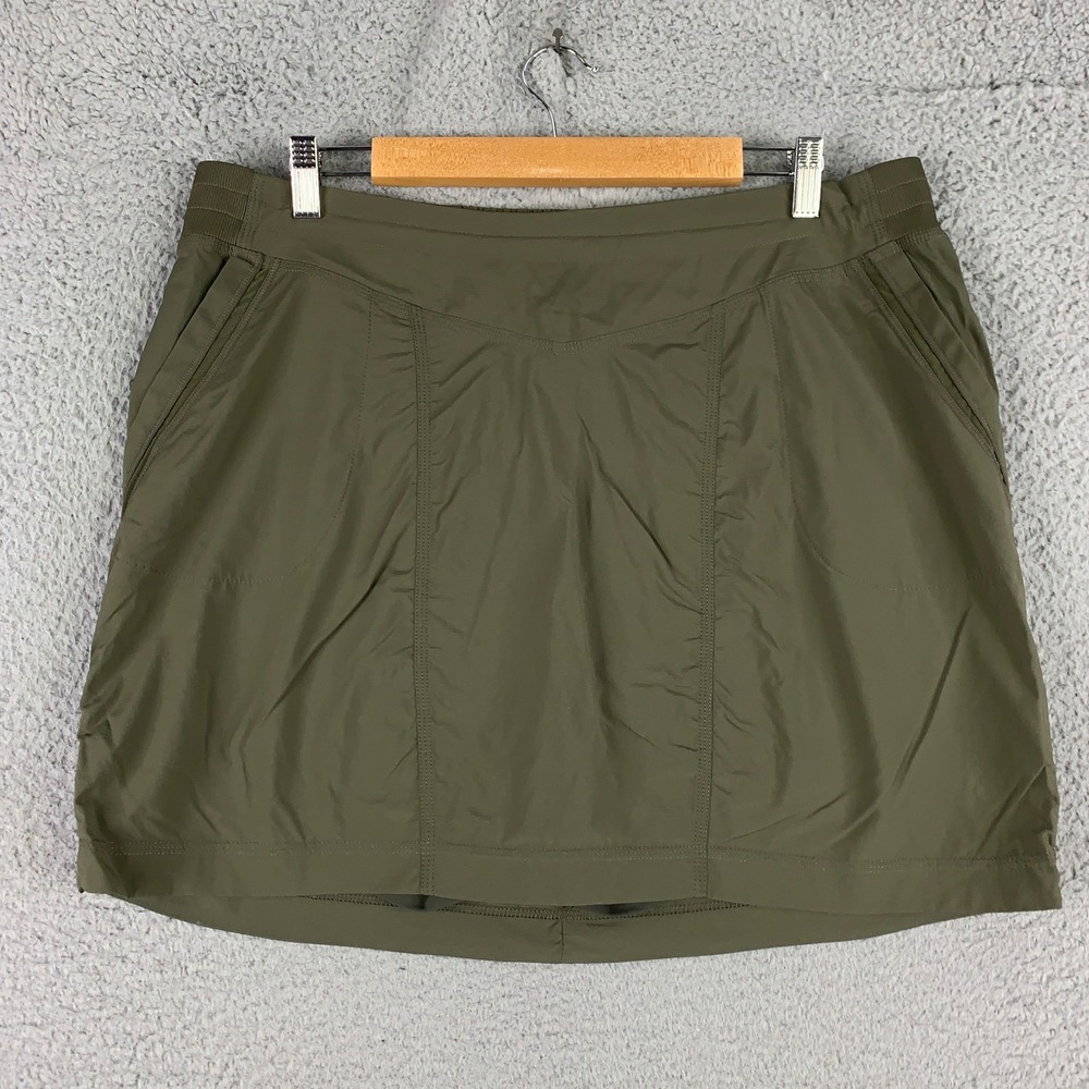 Indygena Ulendo III Skirt Women XL Green Agathe Hiking Travel Active Lightweight